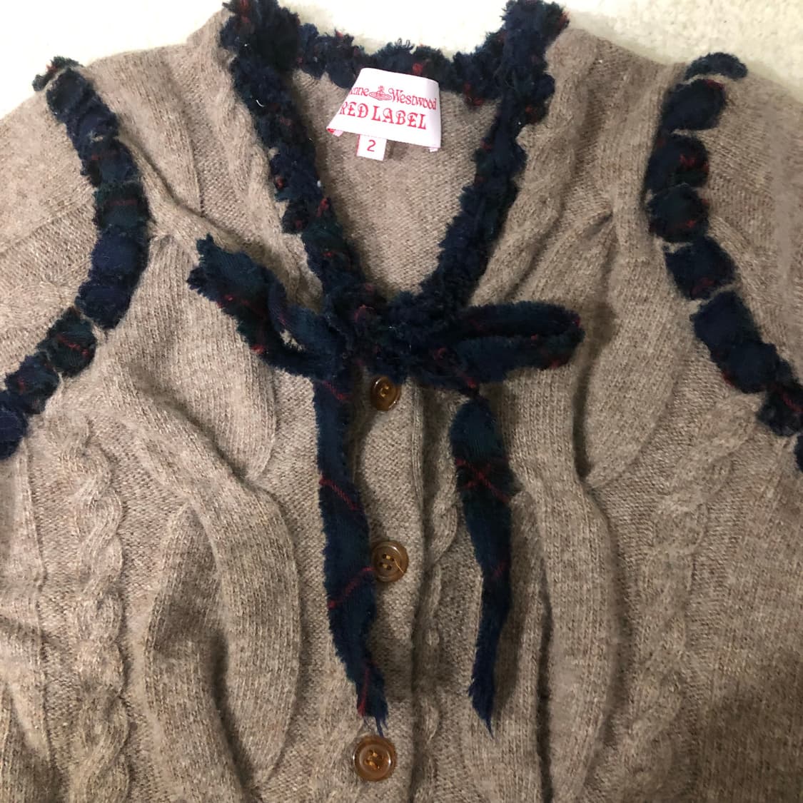 비비안웨스트우드 레드라벨 리본 니트 상품이미지2