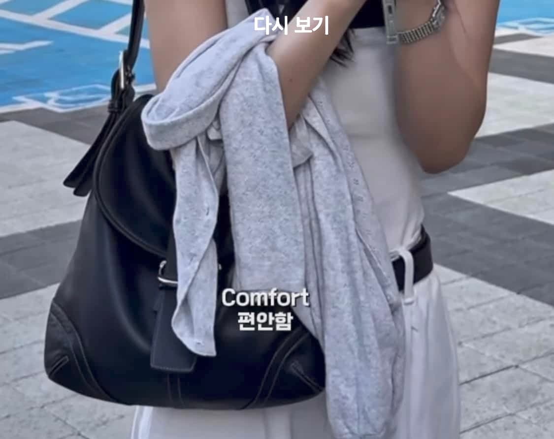 올드코치 블랙소호가죽크로스백 버클숄더백 coach soho 상품이미지2