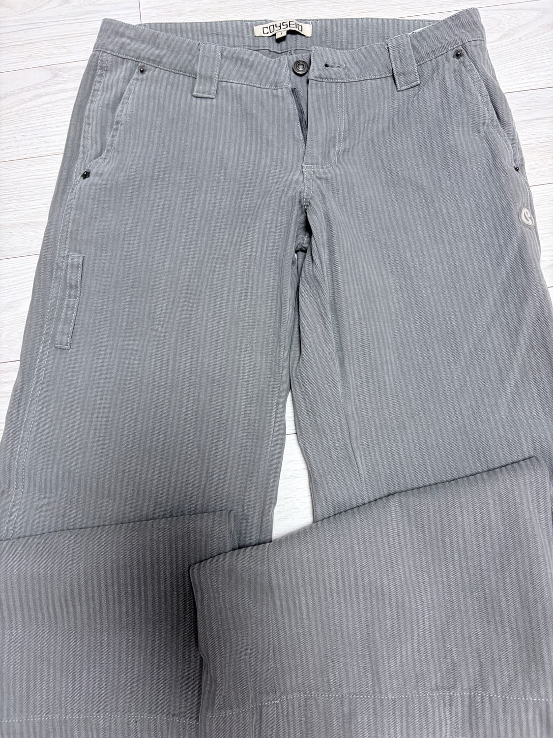 코이세이오 스트라이프 로우라이즈 팬츠 상품이미지2