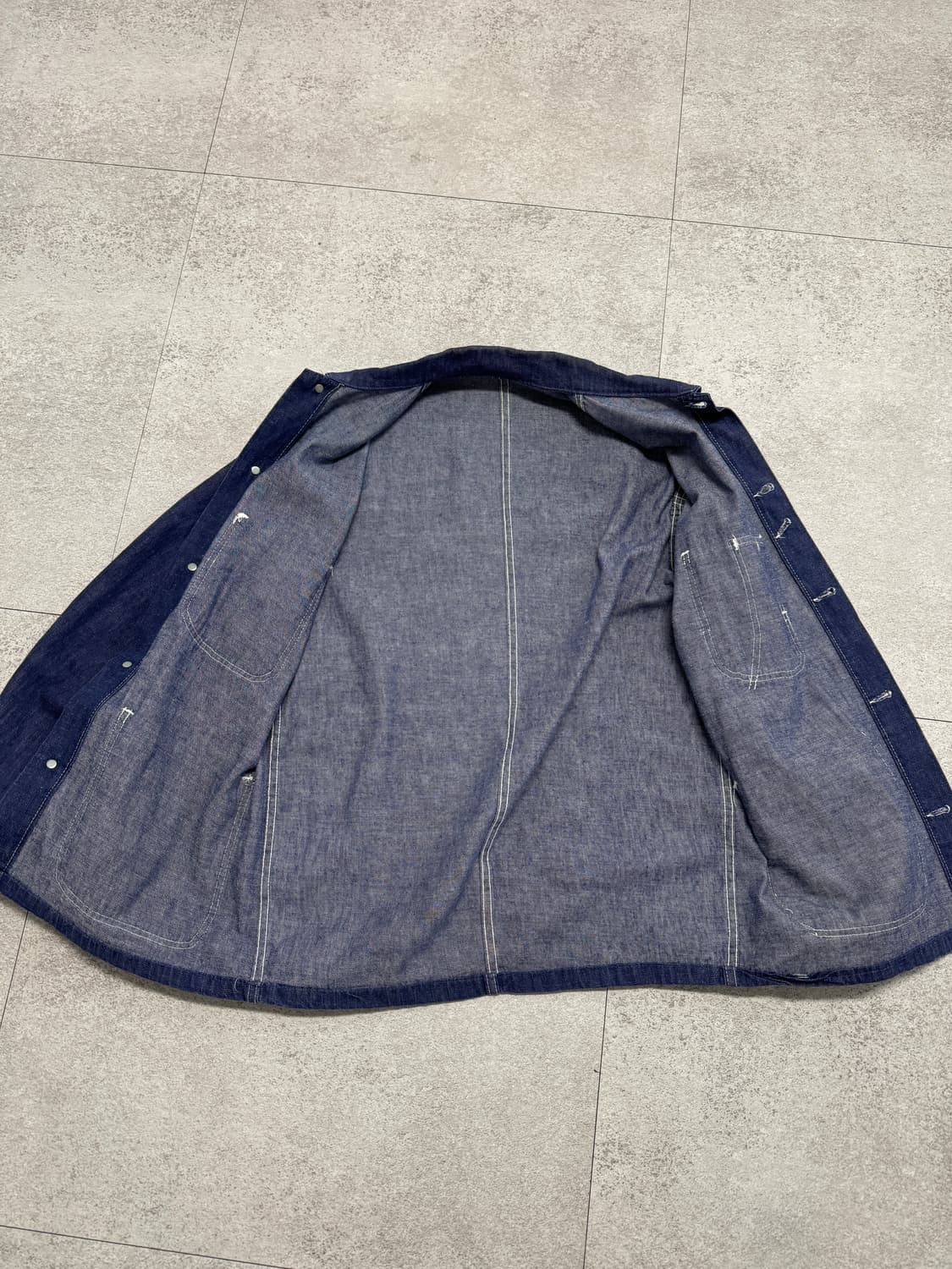 프렌치 빈티지 데님 워크 초어 자켓 상품이미지6