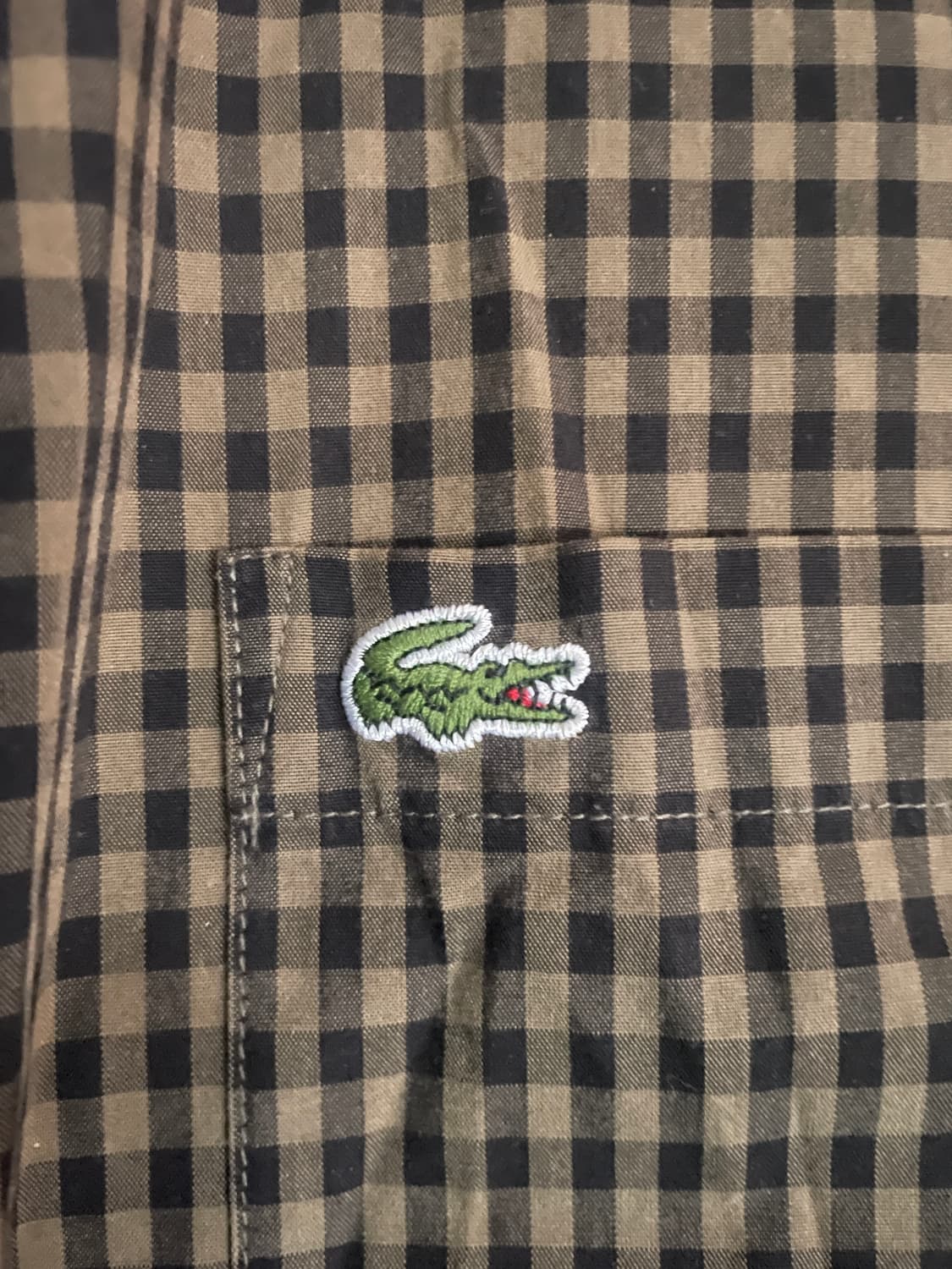 라코스테 체크 셔츠 상품이미지3