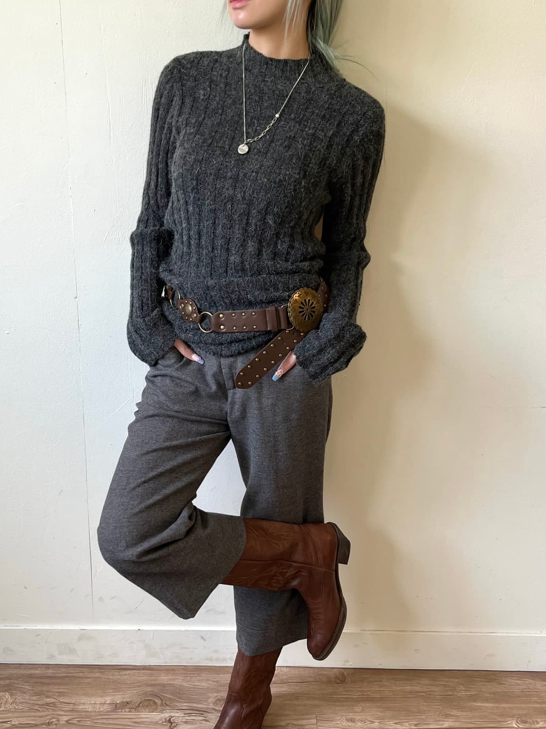 Chic Porpfum 차콜 터틀넥 상품이미지5