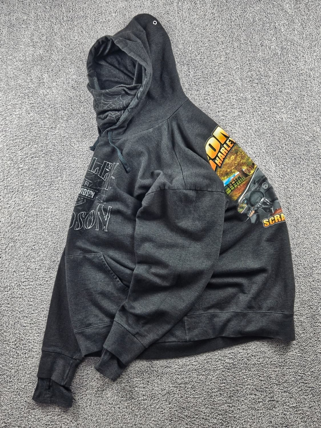 할리데이비슨 스파이더 핸드워머 스웻 후드티셔츠 (2XL) / 9302 상품이미지3