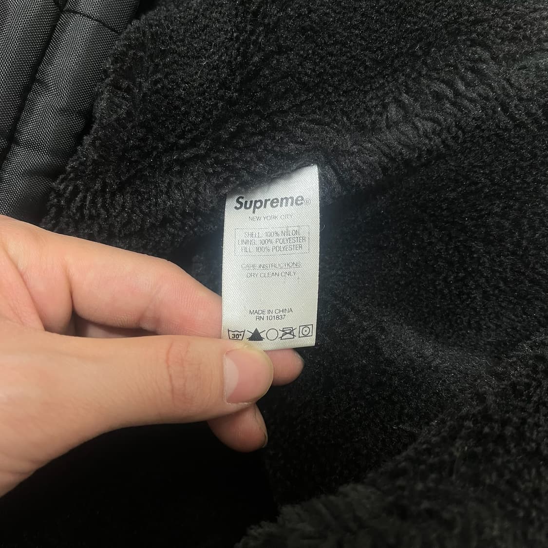 슈프림 사이드라인 빅로고 나일론 패딩 점퍼 L  상품이미지5