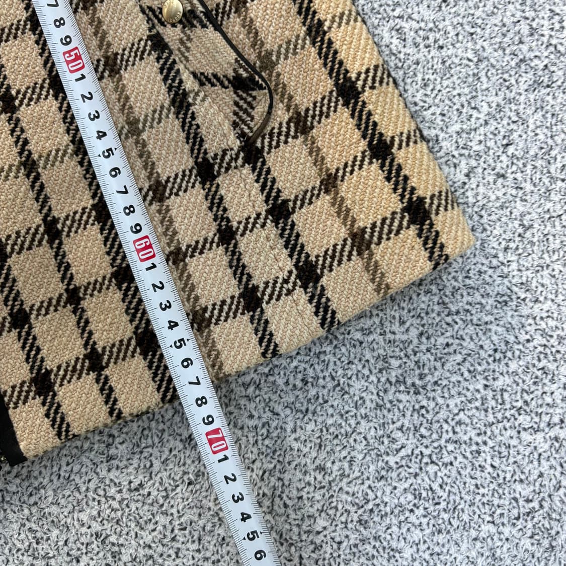 실측 닥스 골프 체크 자켓 0316J 상품이미지6