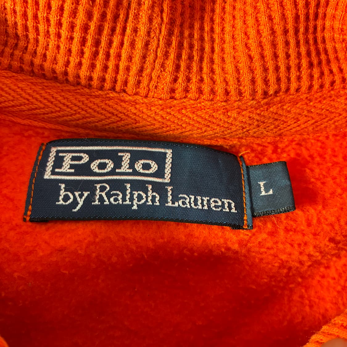 Polo  폴로 랄프로렌 자수 오렌지 후드집업 상품이미지6