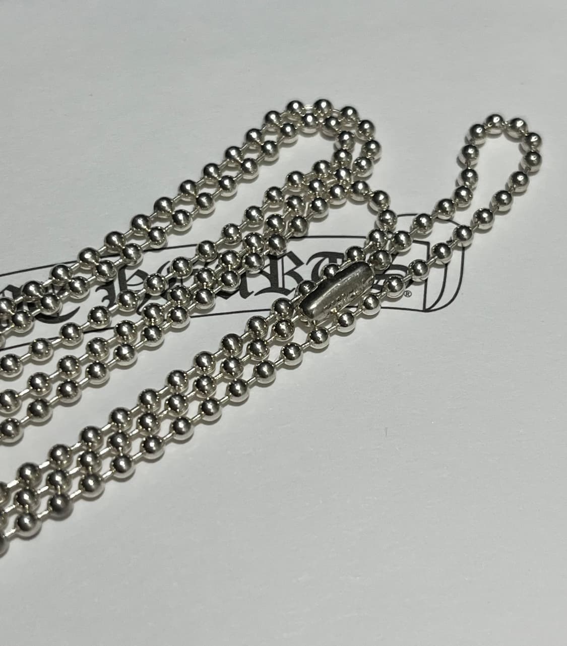 크롬하츠 볼체인 30인치 새상품 [정품] 상품이미지2