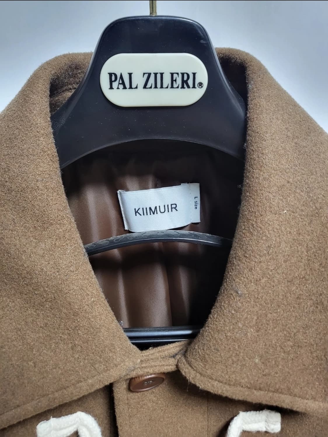 키뮤어 더플 코트 떡볶이코트 브라운 L 상품이미지3