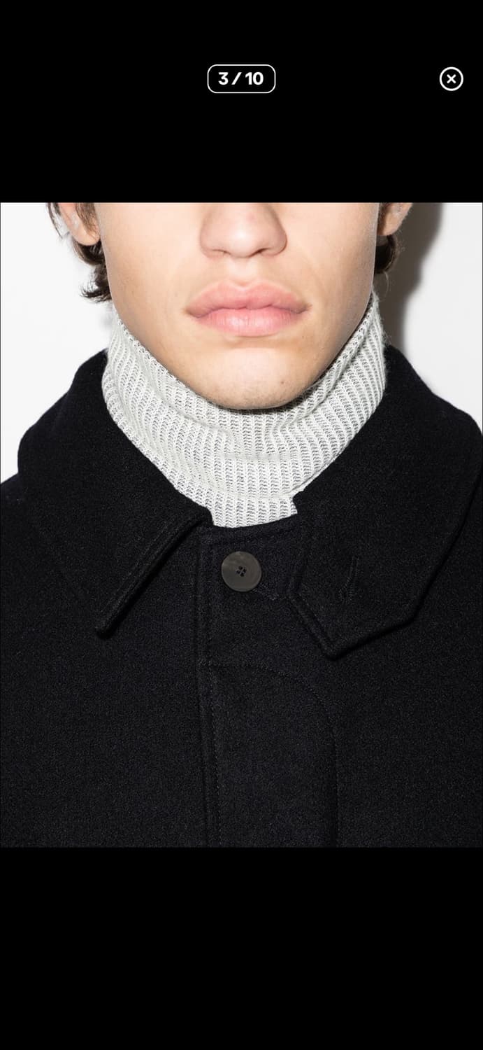 스튜디오 니콜슨 몬디알 발마칸 코트 다크네이비 XL 상품이미지3