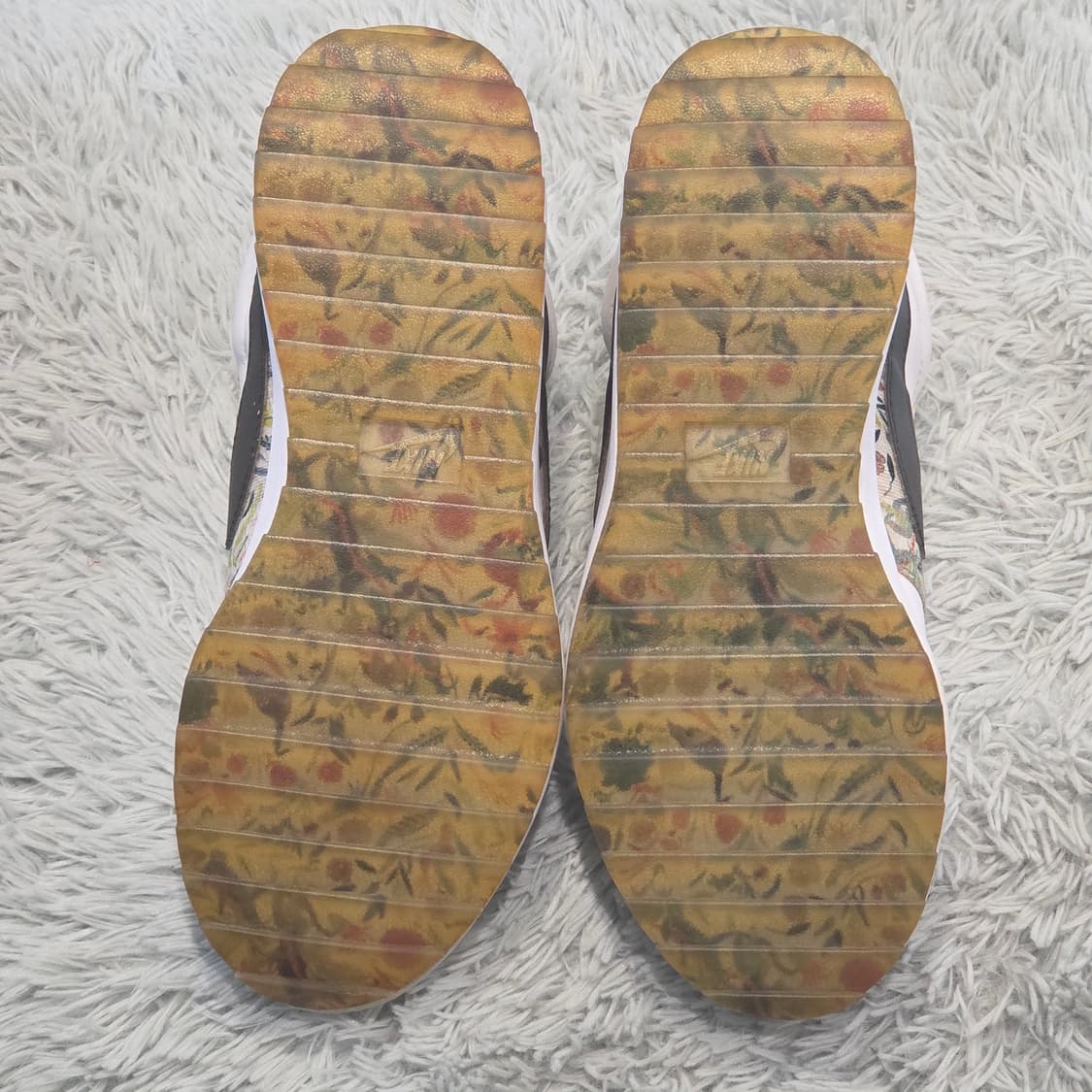 2q-9:나이키 코르테즈 G 골프 플라워 패턴 화이트 (235mm) 상품이미지9