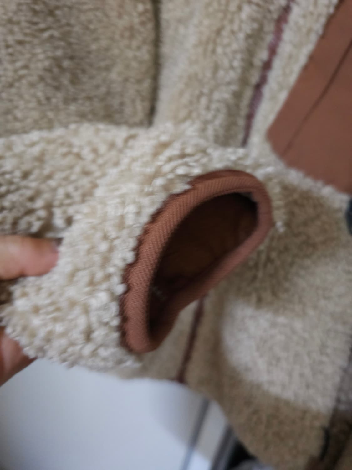 네파 뽀글이 플리스 자켓 베이지 상품이미지4