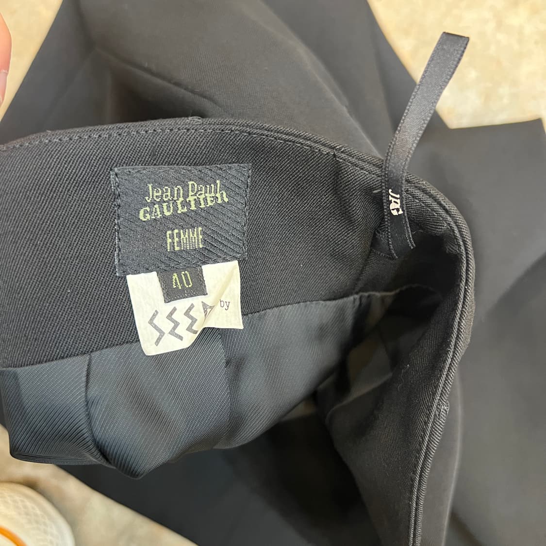 장폴고티에 디테일 울 스커트 상품이미지7