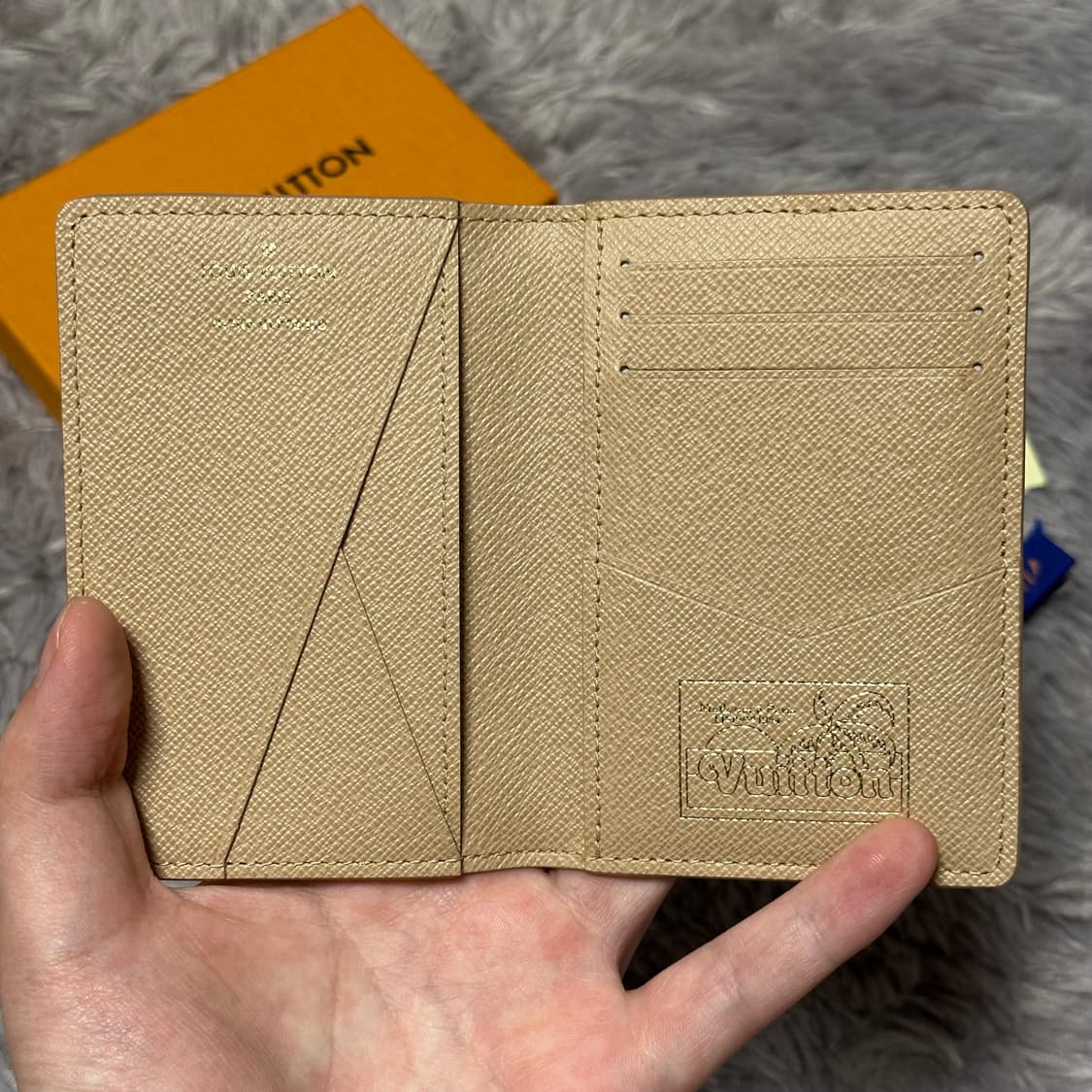 [풀구성] 루이비통 이클립스 서핑 오거나이저 카드지갑 베이지 상품이미지4
