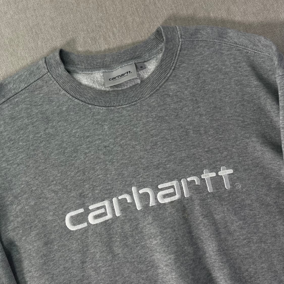 100 칼하트wip 스펠아웃 맨투맨 상품이미지2