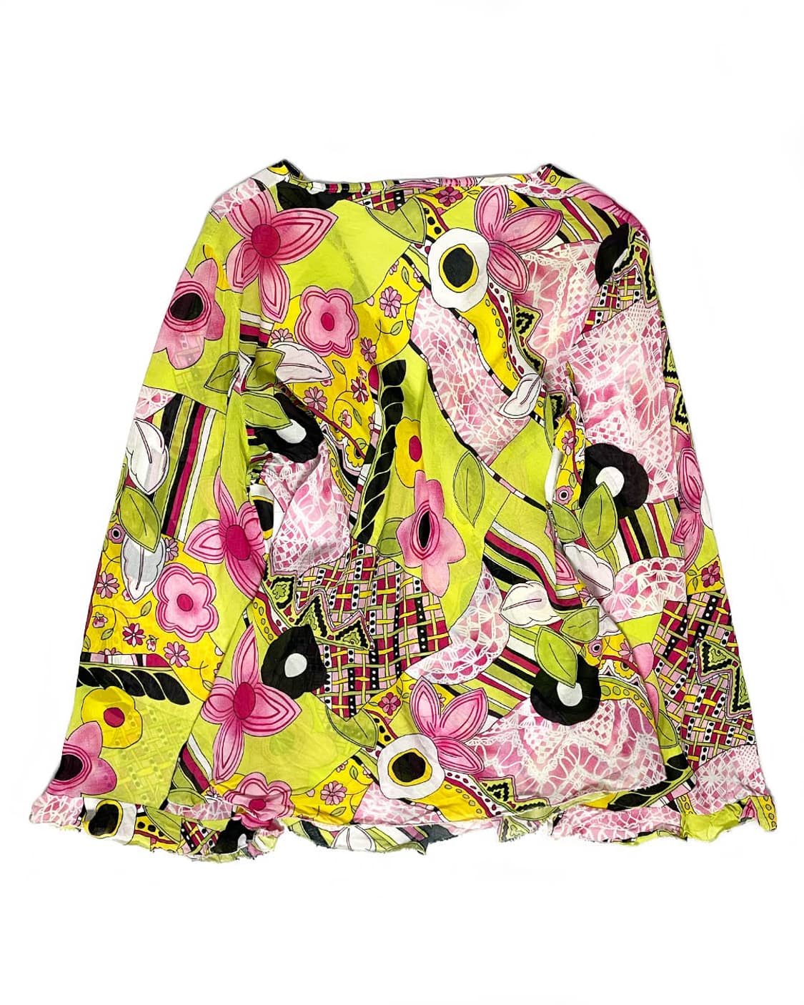 vintage 에스닉 셔링 블라우스 상품이미지2