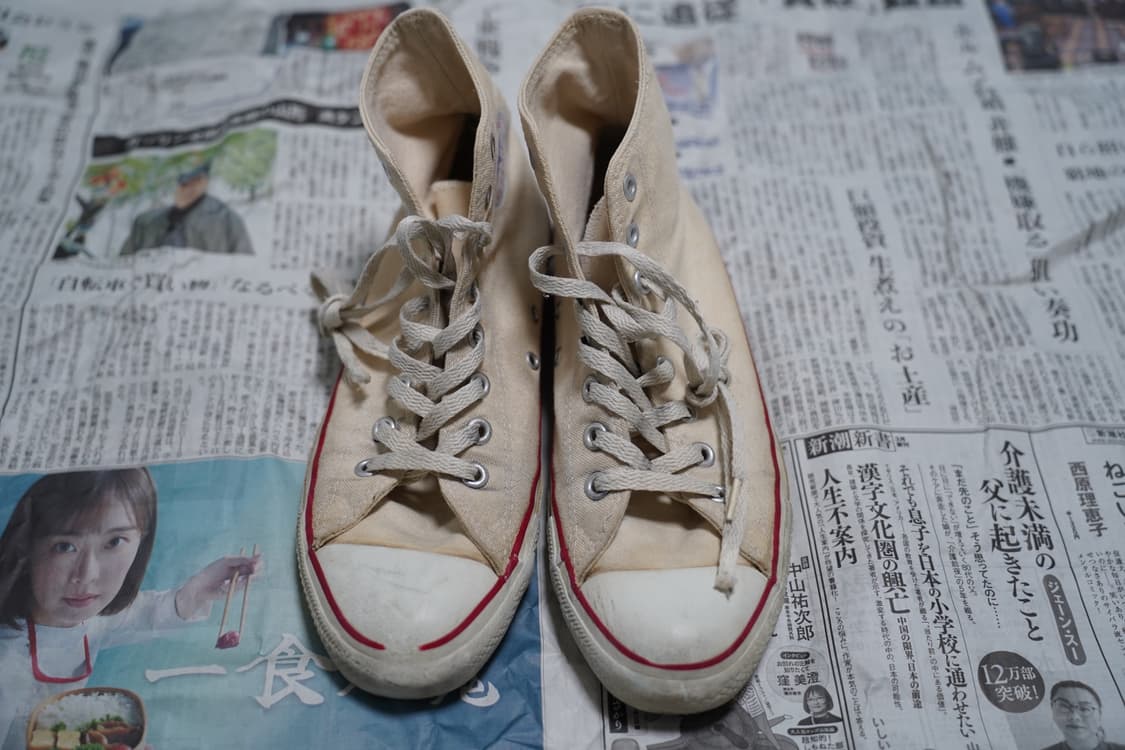 90s converse high parchment(made in usa) 상품이미지2