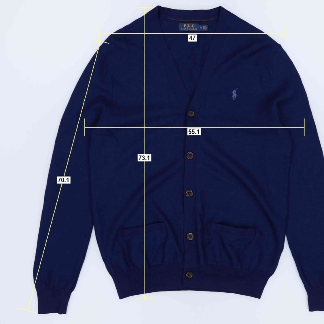 [M] 신형 폴로 랄프로렌 캐시미어 혼방 니트 가디건 3909 상품이미지8