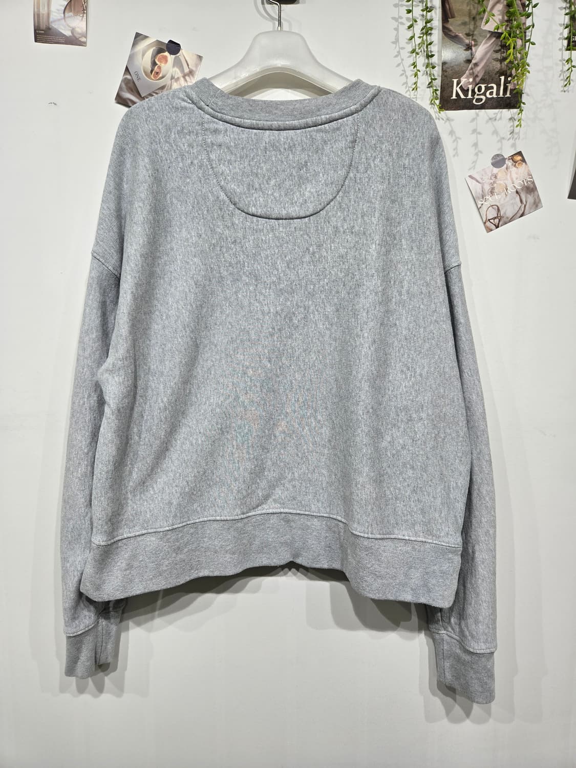 쟈딕앤볼테르 그레이 스컬 프린팅 맨투맨 티셔츠 상품이미지4