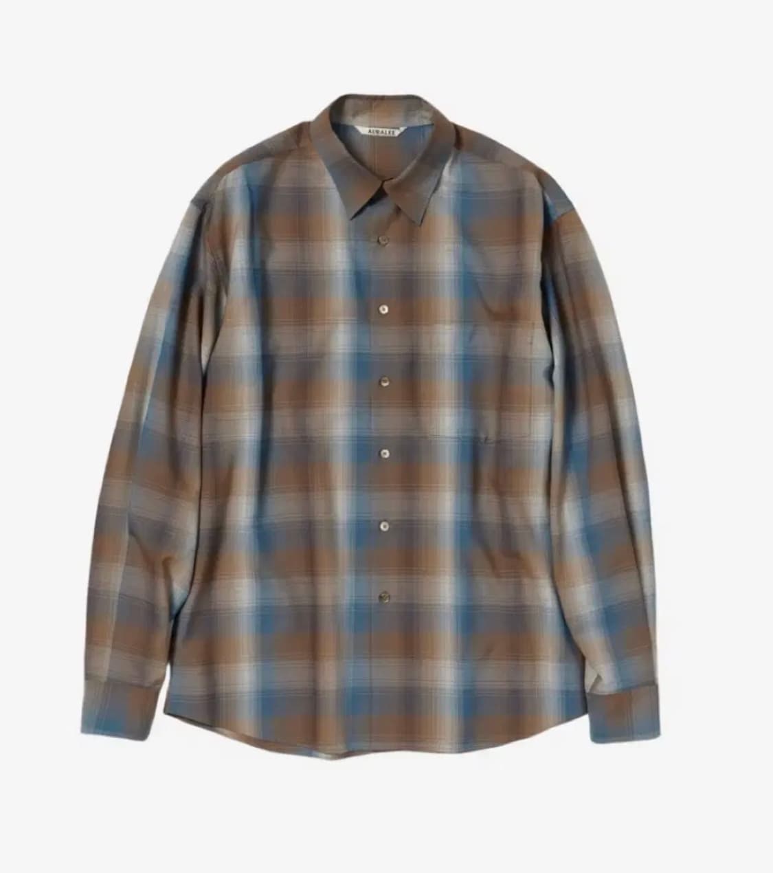 오라리 20aw 23ss 체크 셔츠 일괄 상품이미지1