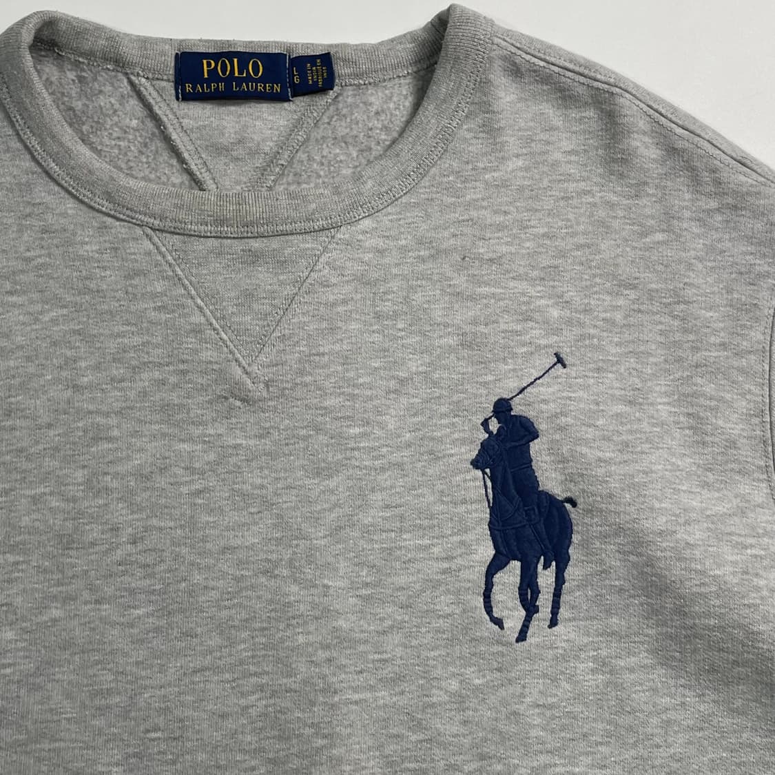 폴로 랄프로렌 빅포니 그레이 맨투맨 상품이미지3