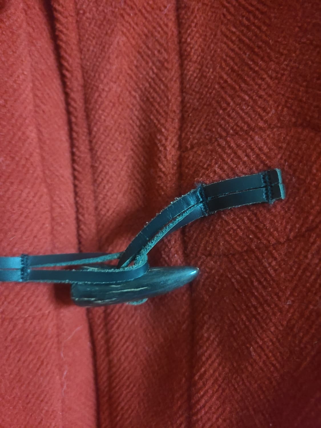 올드스쿨 버버리 레드 더플코트(55-66) 상품이미지5