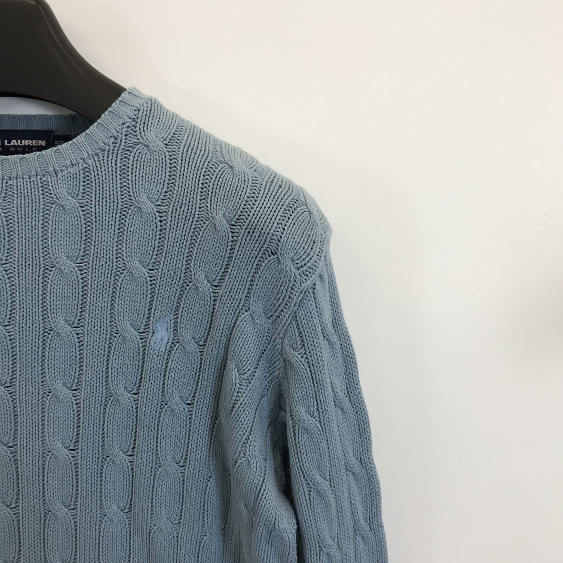 폴로 랄프로렌 스카이블루포니 케이블니트 [여성90] 상품이미지2