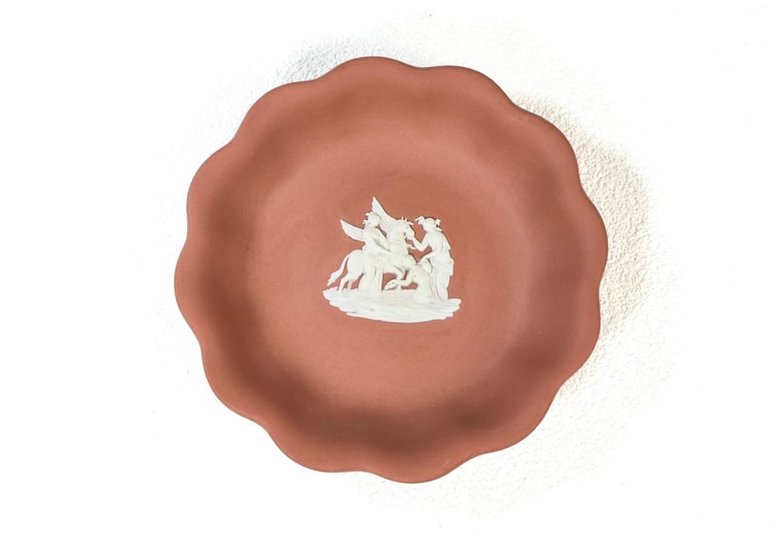 [영국앤틱] 웨지우드 제스퍼웨어 테라코타 물결 핀디쉬_(대) 상품이미지2