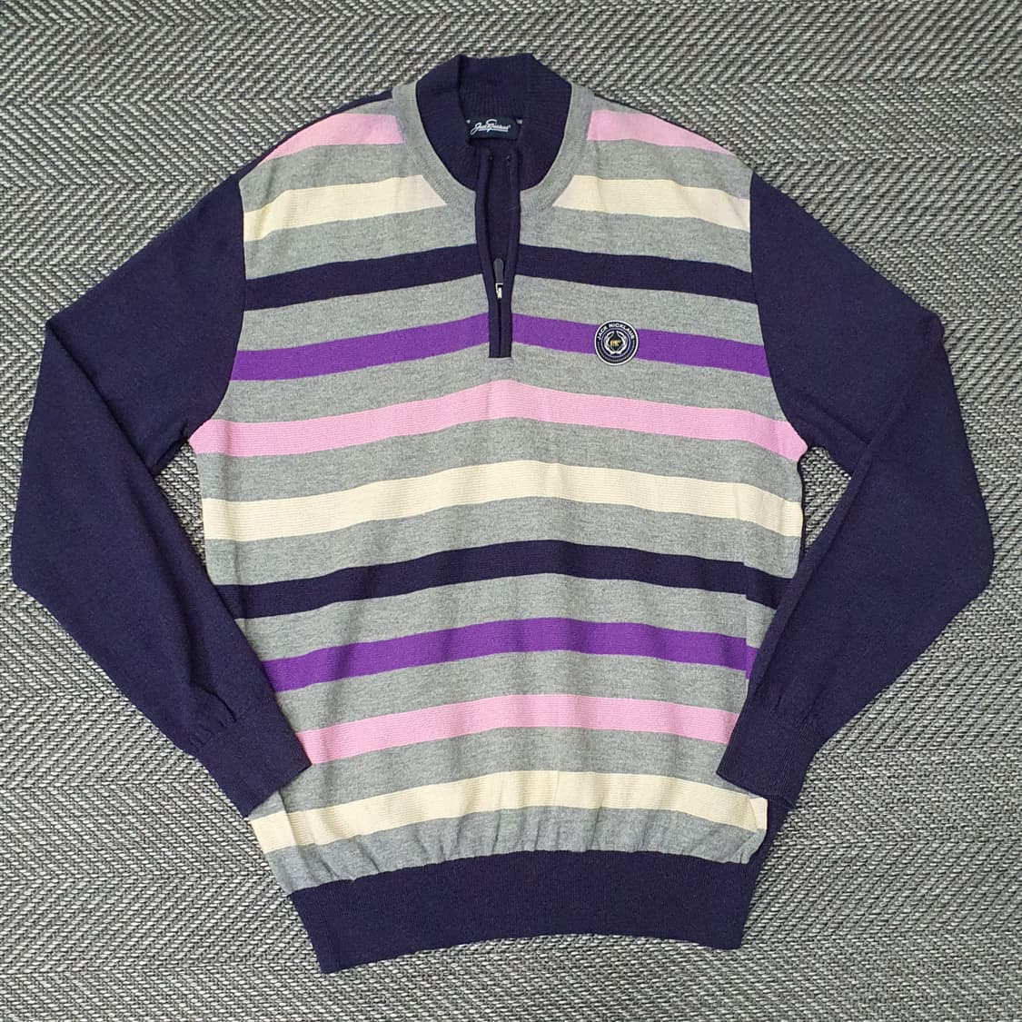 코오롱 잭니클라우스 반집업 울100 니트 남자105 상품이미지1