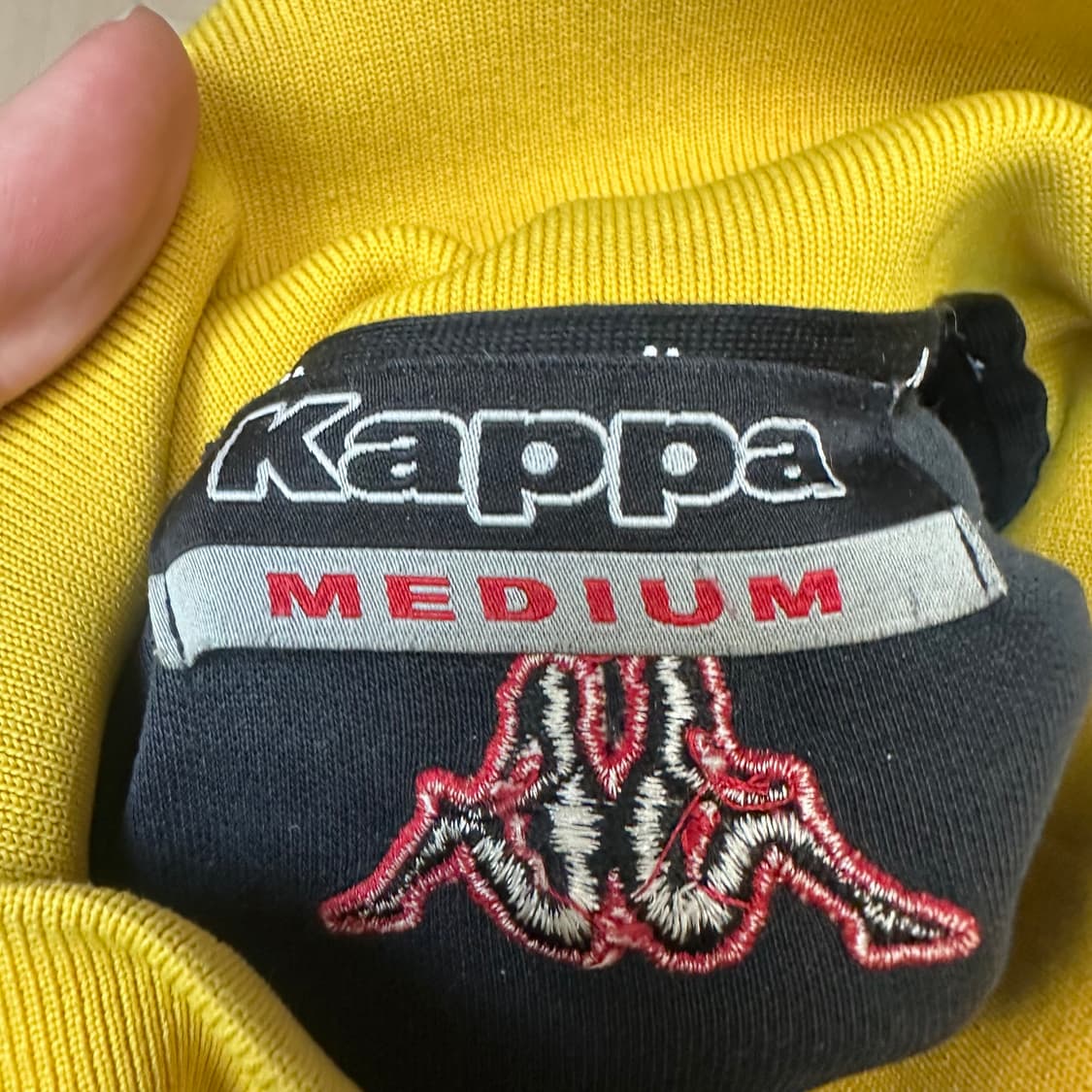 카파 00s 독일 빅로고 블랙트랙탑져지 M 상품이미지3