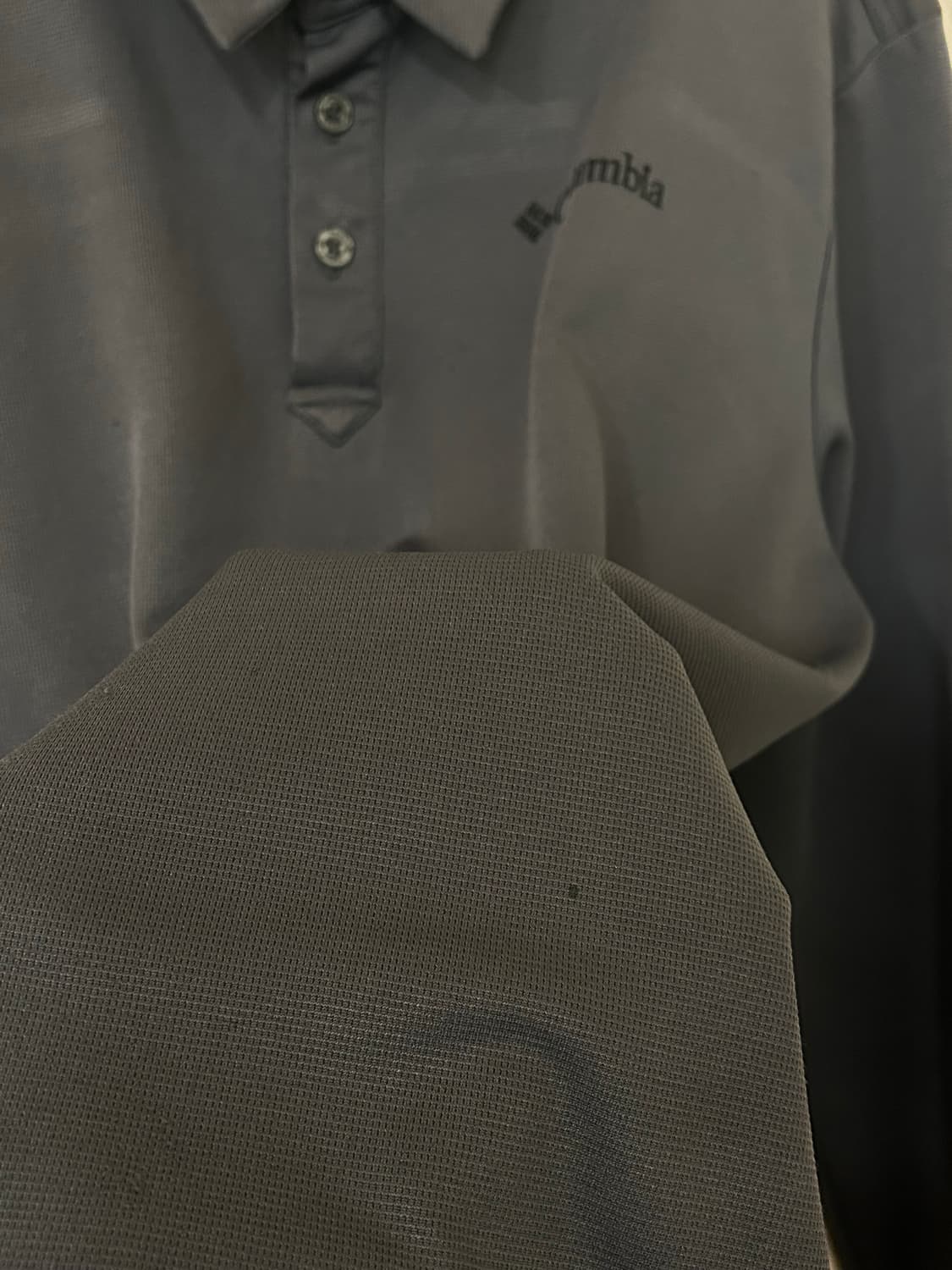 컬럼비아 남성 긴팔 카라티 L 그레이 상품이미지4