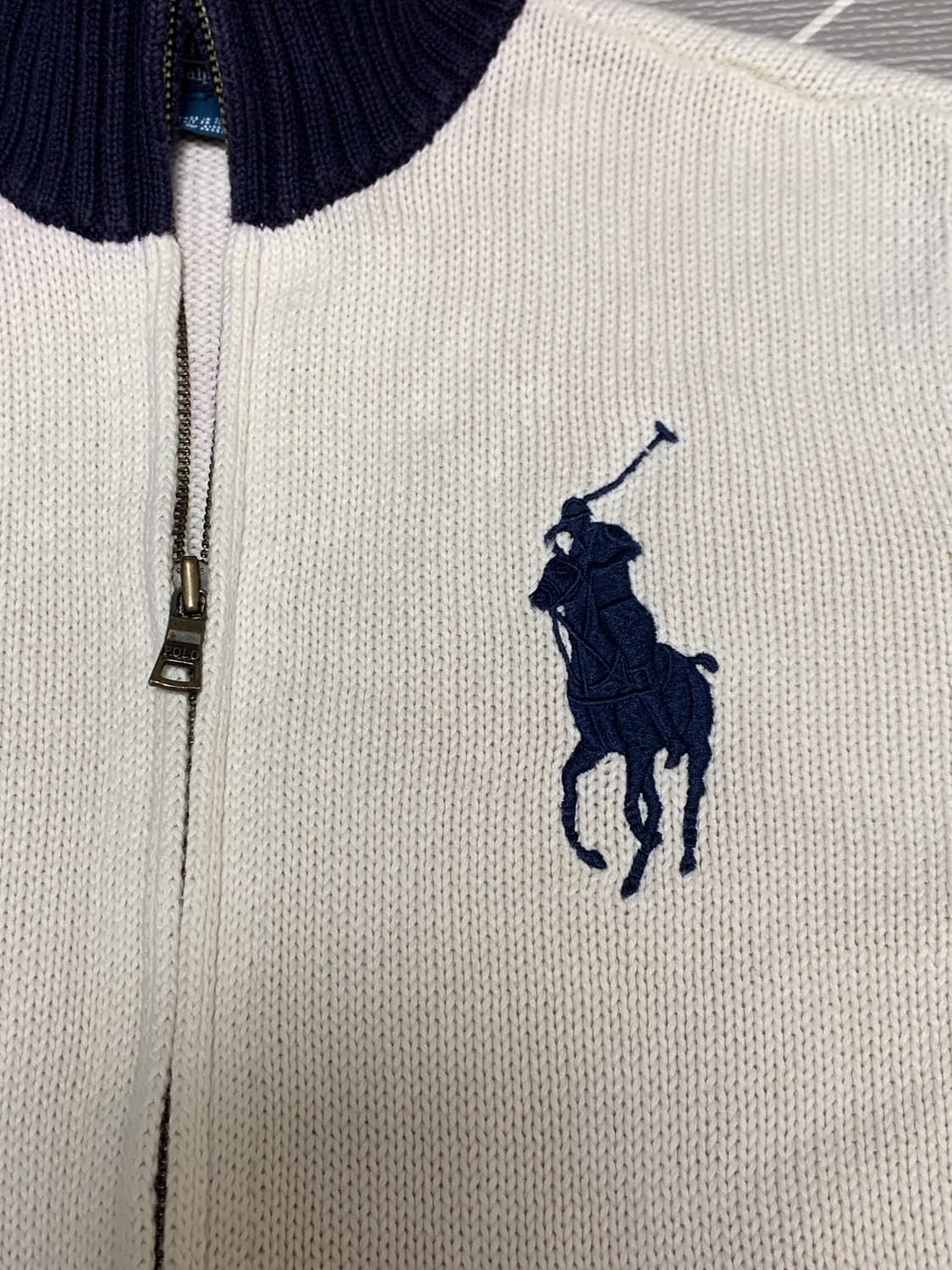 폴로 빅포니 니트집업  상품이미지5