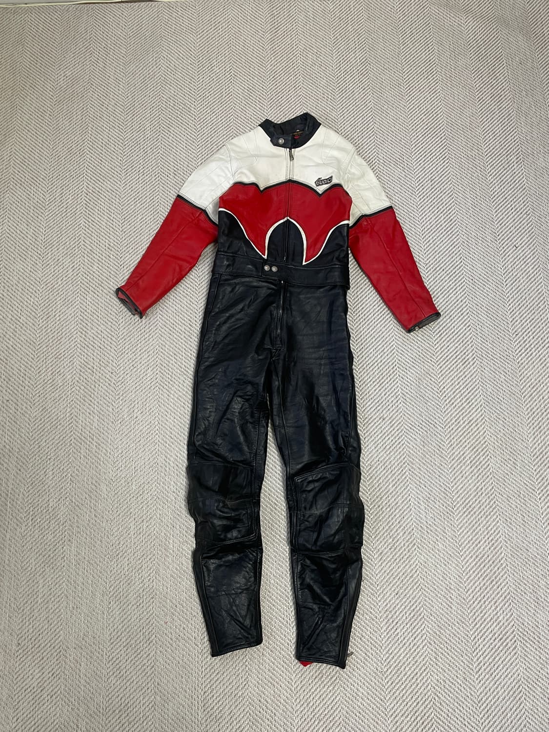 Giudich 이태리 riri지퍼 폴 레더 레이싱 수트 상품이미지1