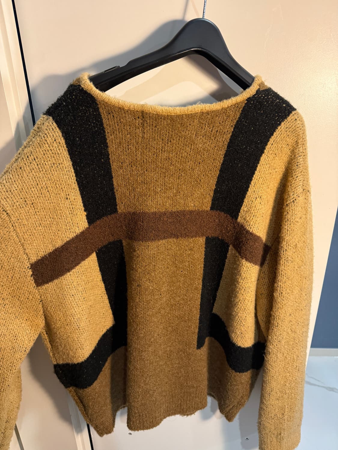 세터 울 가디건 베이지 브라운 상품이미지5