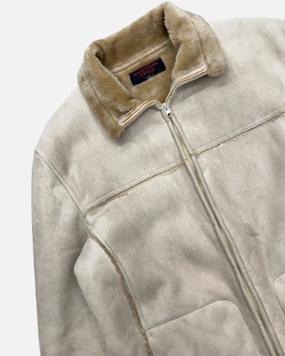 BARCEDOS beige fur shearling jacket 상품이미지3