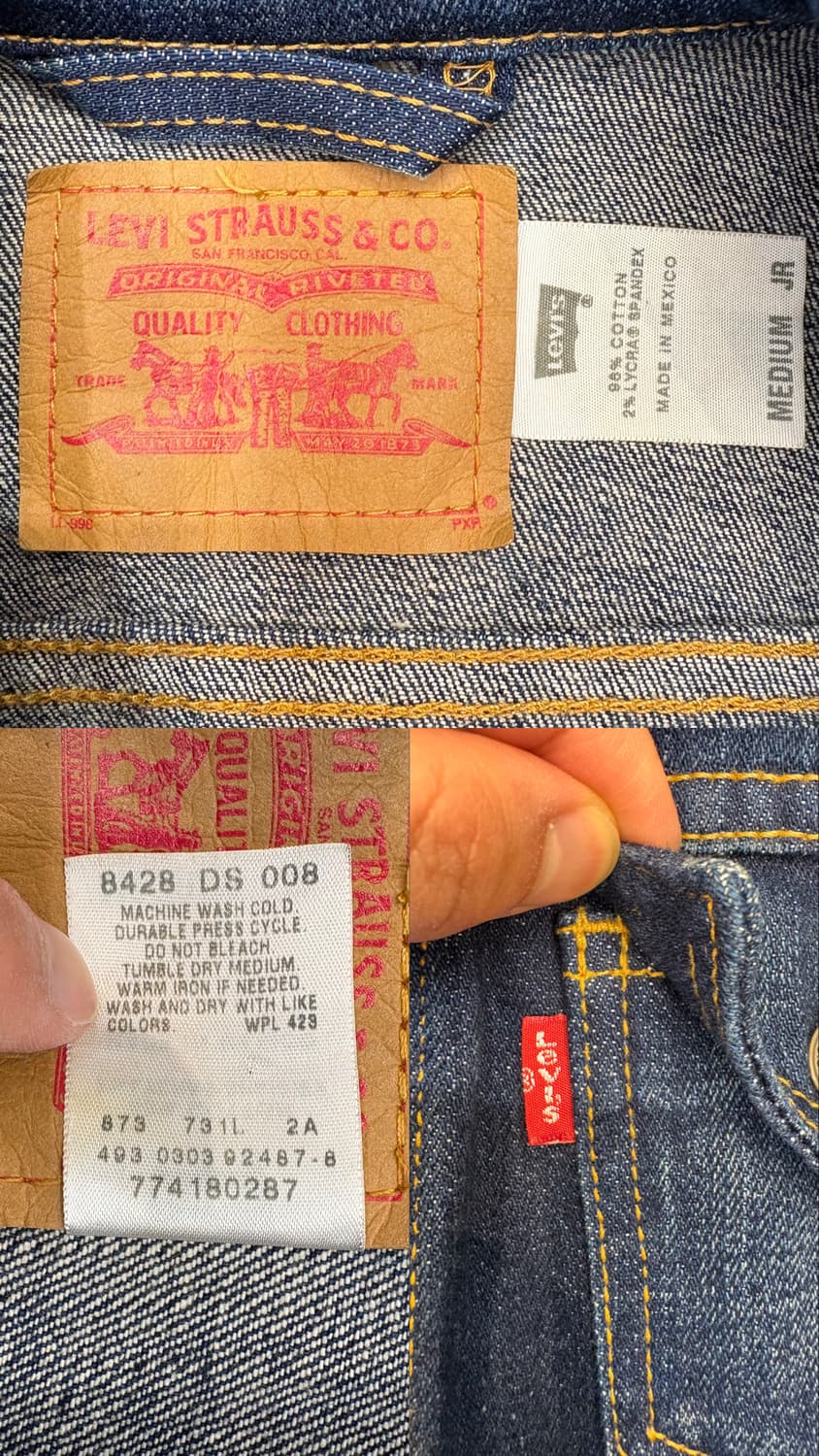 리바이스 데님 트러커 자켓 우먼 상품이미지10