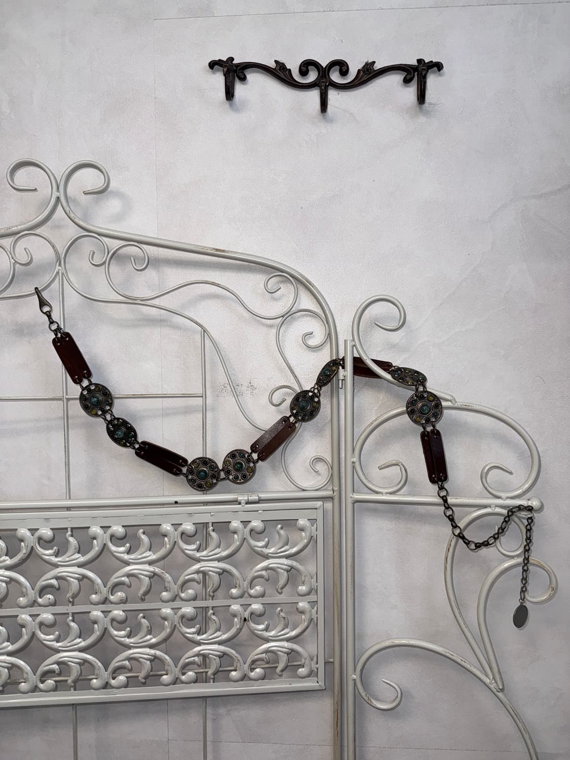 Antique hippie gemstone chain belt 상품이미지1