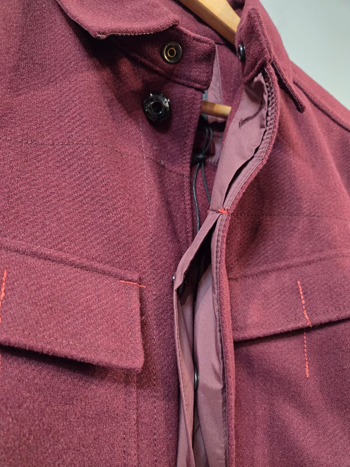 G-STAR RAW 셔츠형 자켓 버건디 상품이미지9