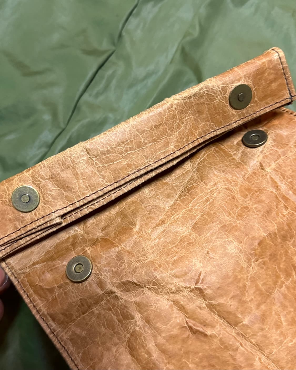 빈티지 크라프트 파우치 백 상품이미지4