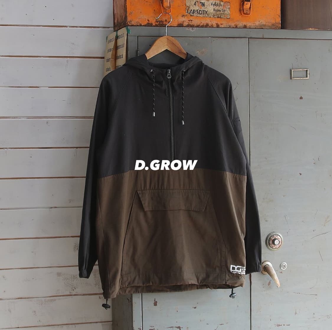 (착용컷) D.GROW 후드 아노락 자켓 (98) 상품이미지1