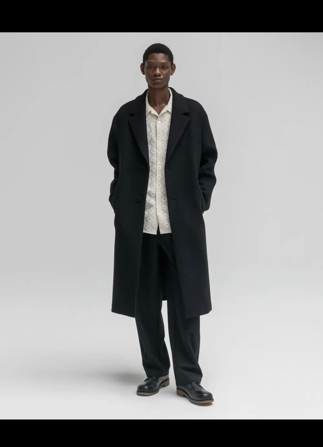 [L] 인사일런스 MTR 오버사이즈 싱글 코트 상품이미지1