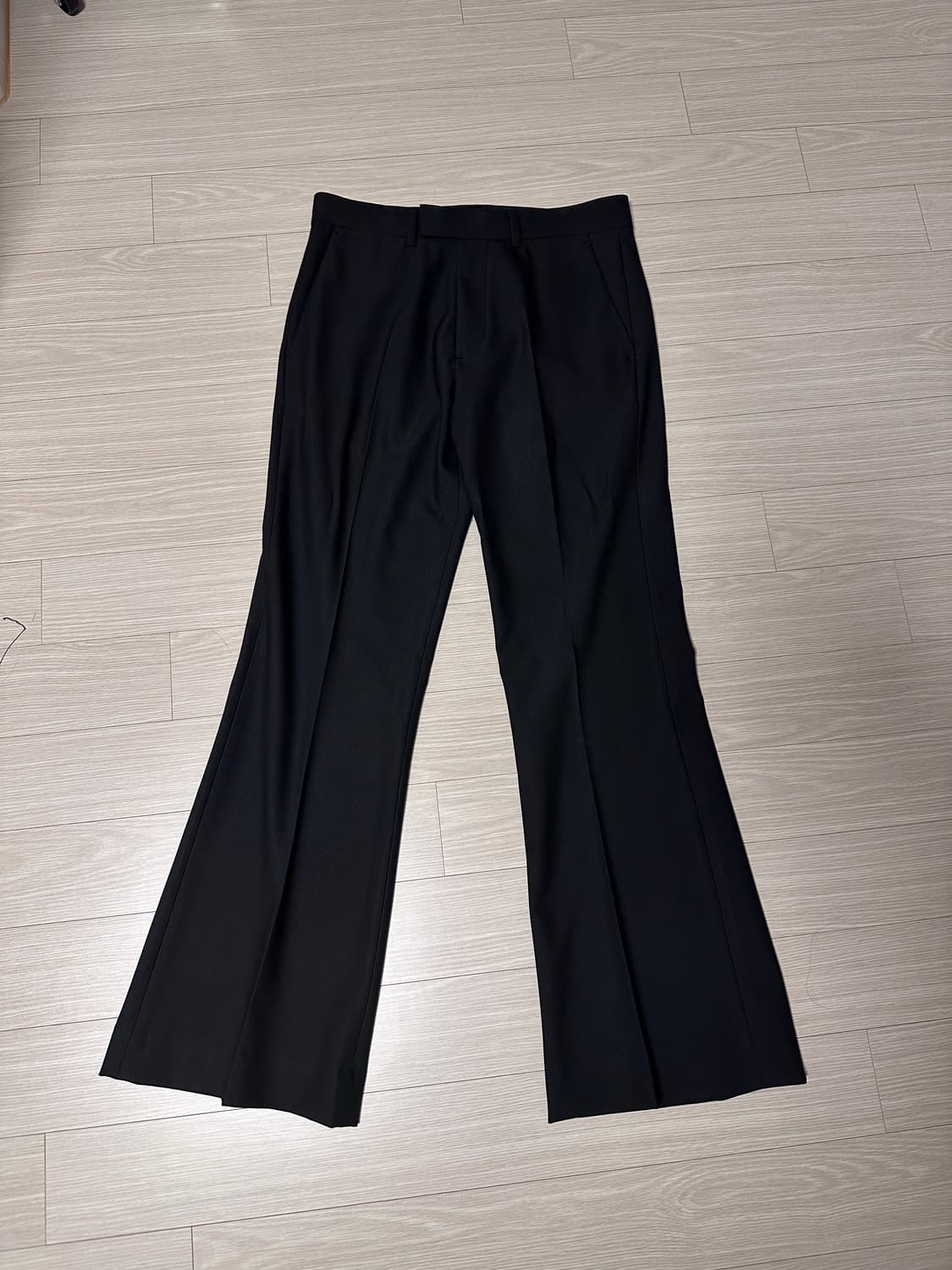 엘무드 잔느 플레어 슬랙스 블랙 44 상품이미지1