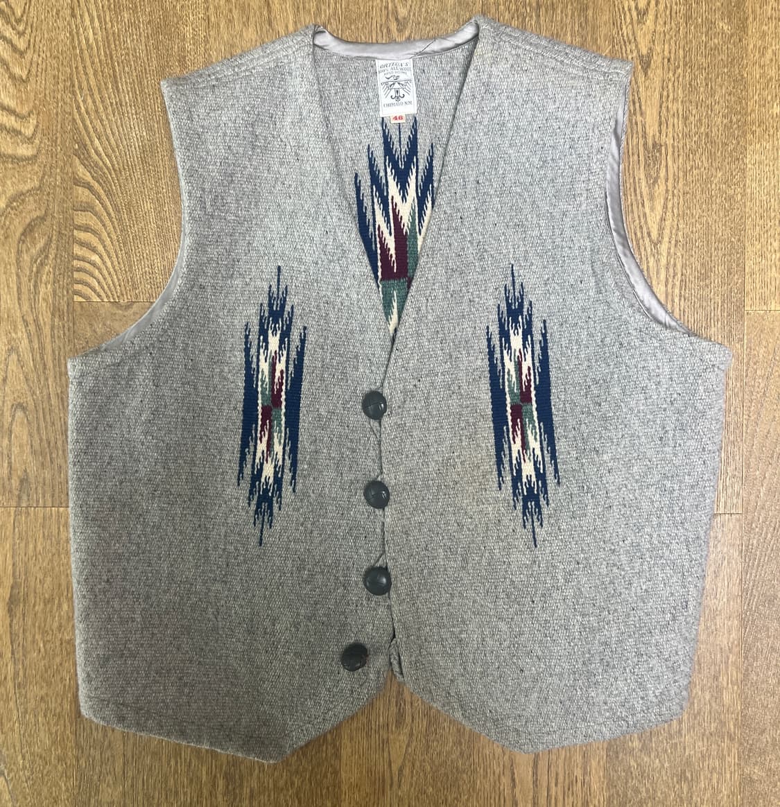 6~70s 오르테가 핸드우븐 울 치마요 베스트 46 상품이미지1