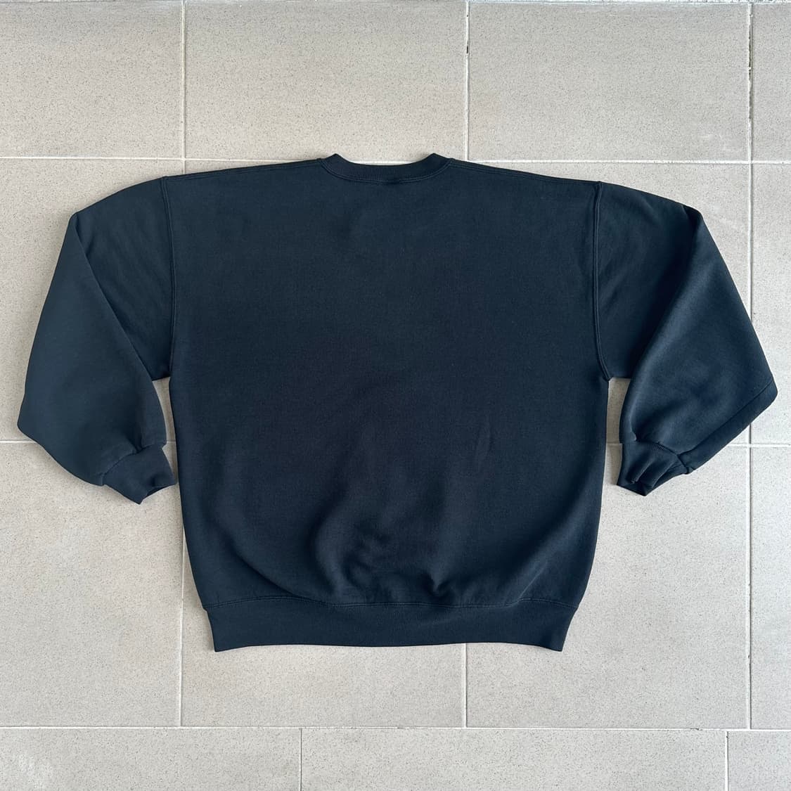 90s 빈티지 러셀 스웻셔츠 블랙 XL USA 상품이미지2