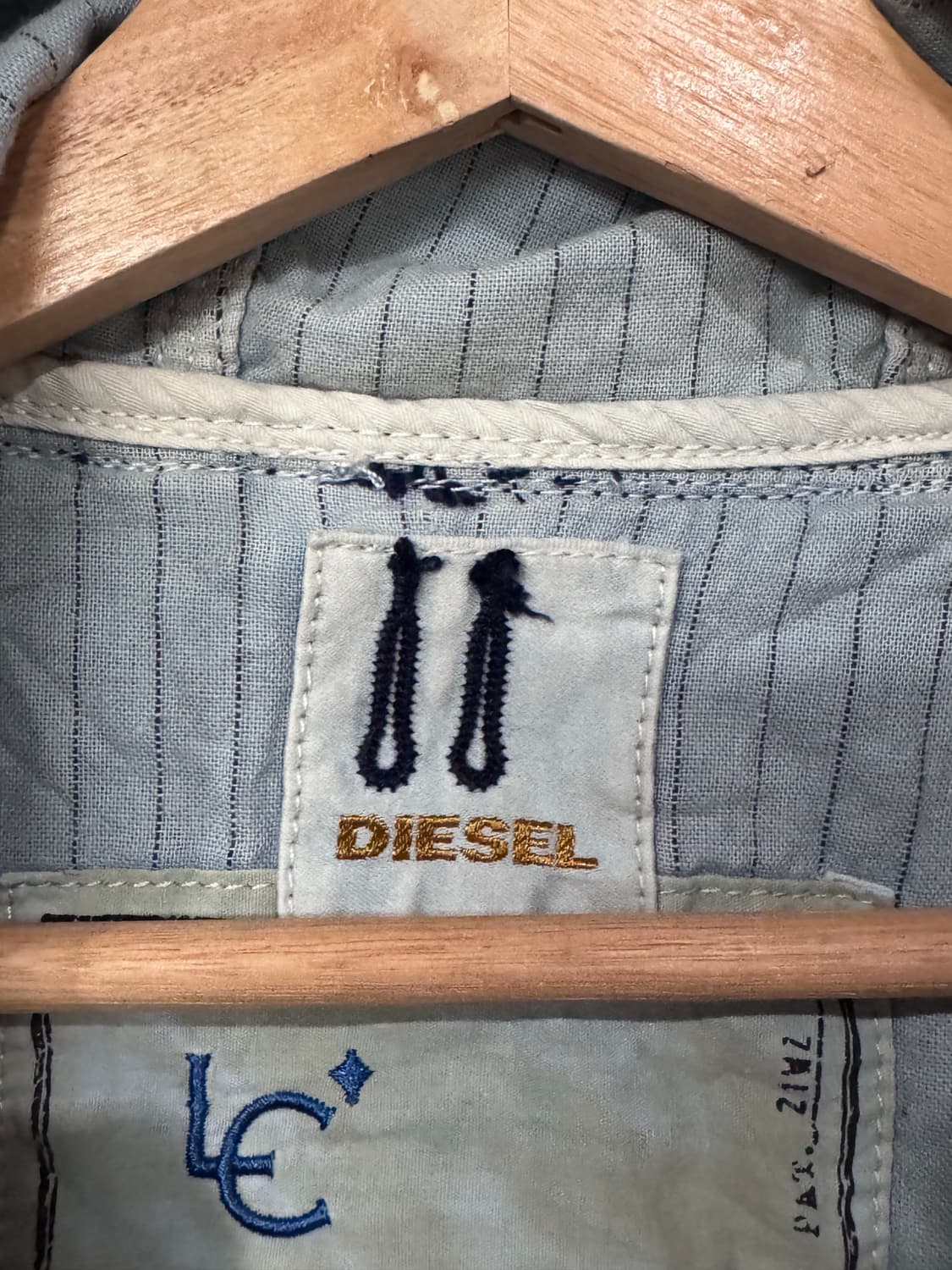 Diesel 디젤 하이넥 후드집업 자켓 상품이미지6