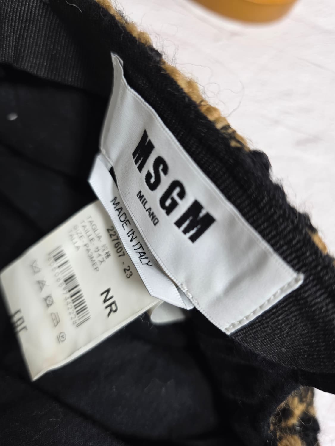 MSGM 여성 버진 울  하운드투스 캡모자 상품이미지4