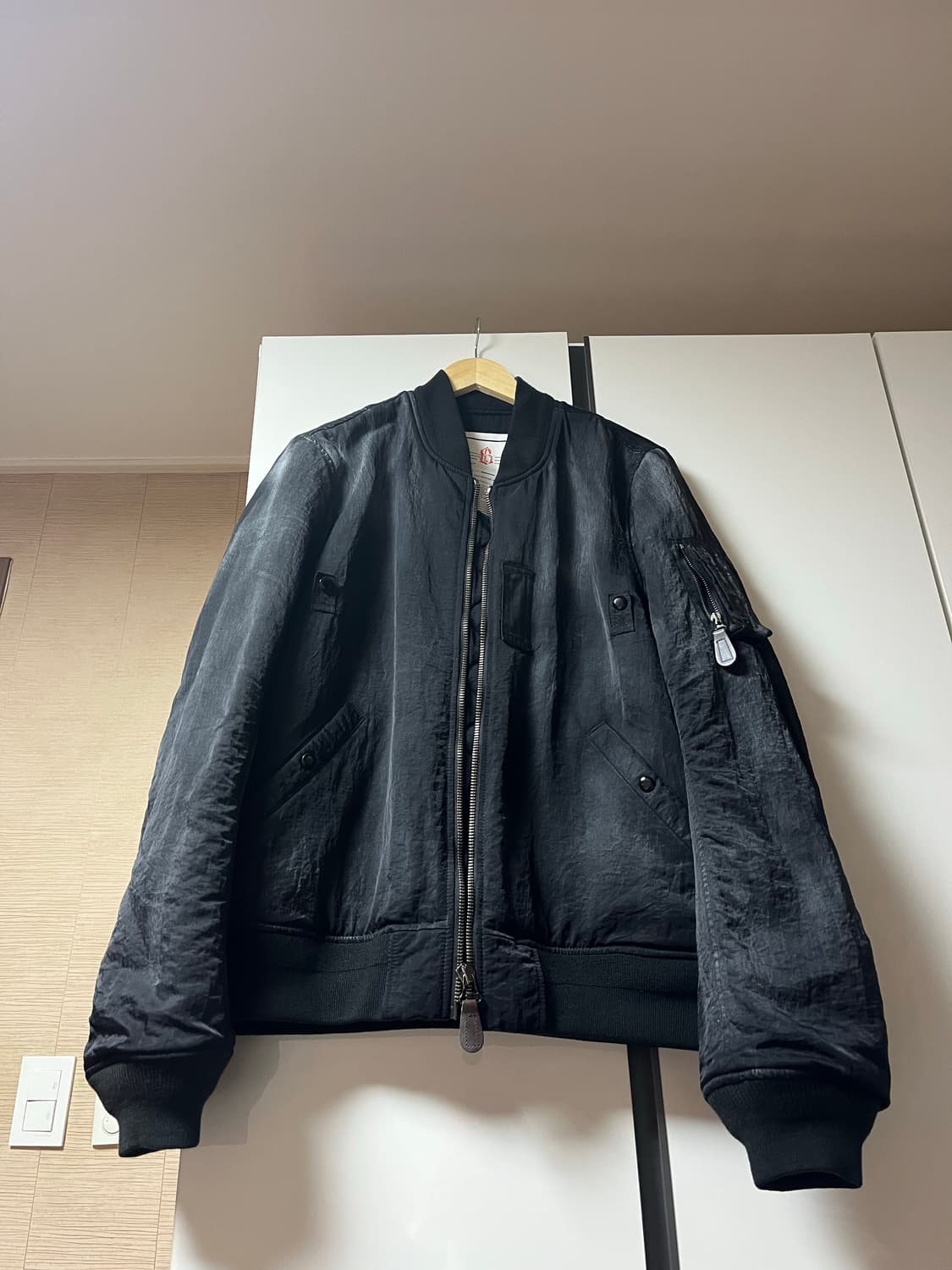 [M] 블랙아웃 탁르손 스프레이 ma-1 항공점퍼 마원 상품이미지1