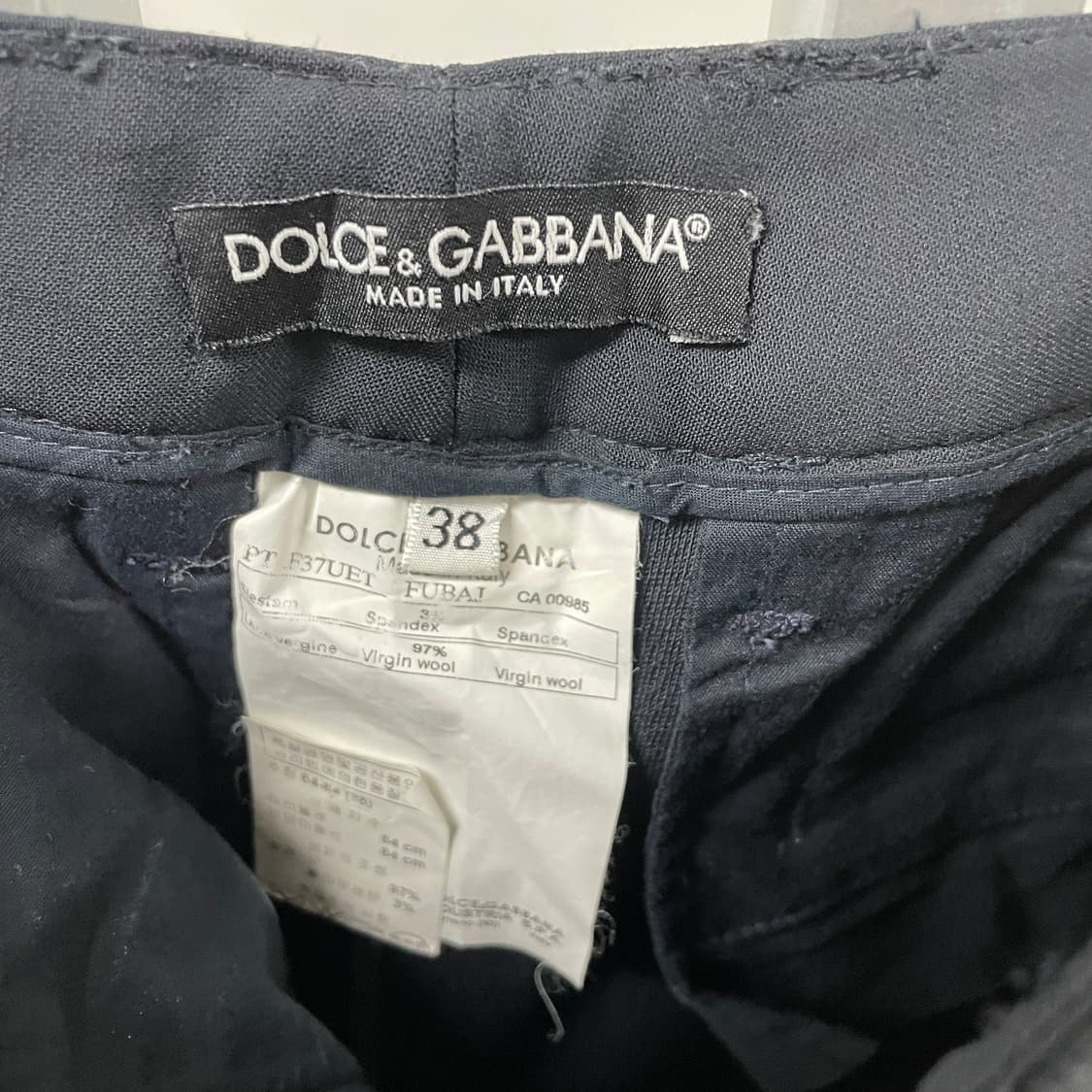 돌체앤가바나 네이비 슬랙스 38(W) 상품이미지5