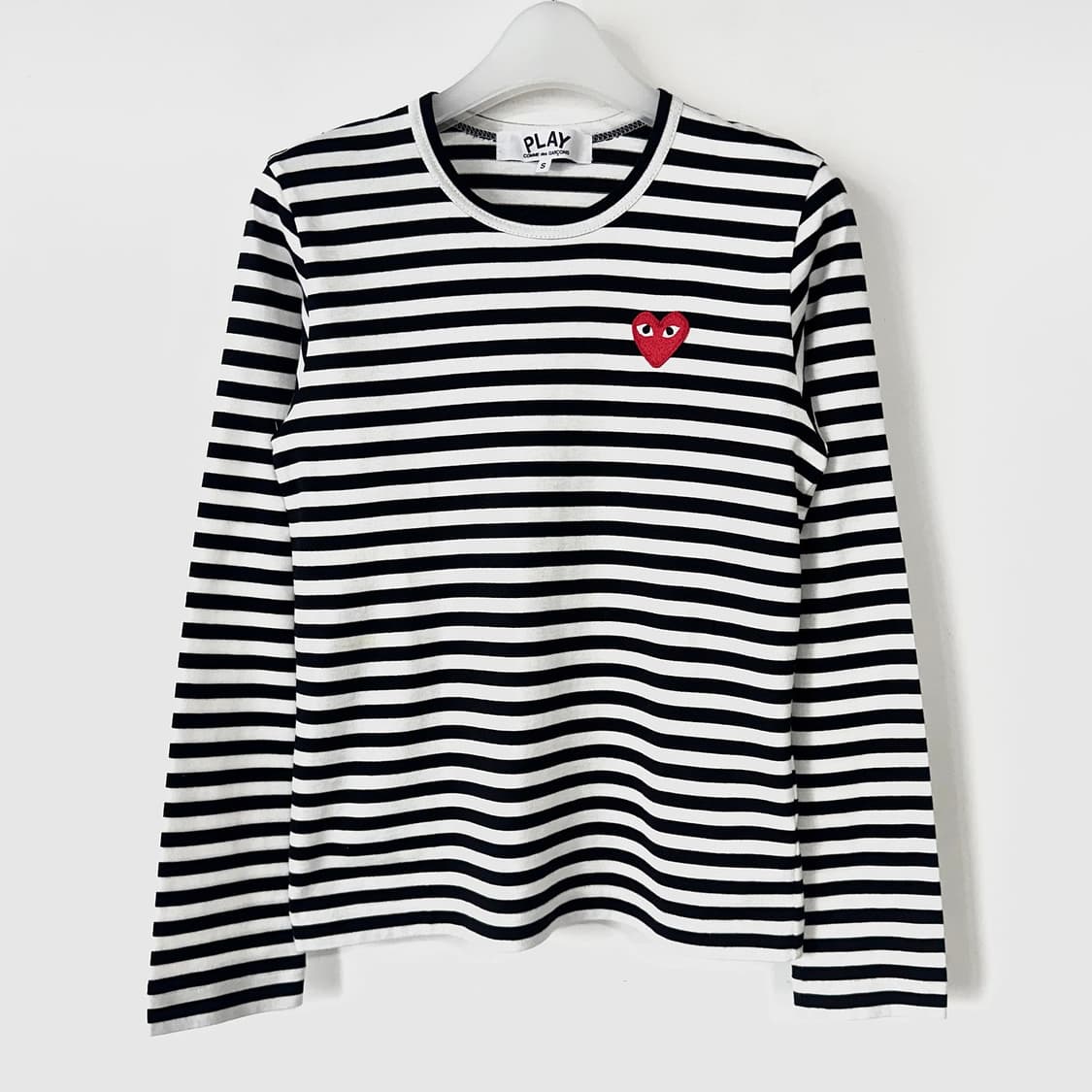 꼼데가르송 하트와펜 스트라이프 티셔츠 상품이미지2