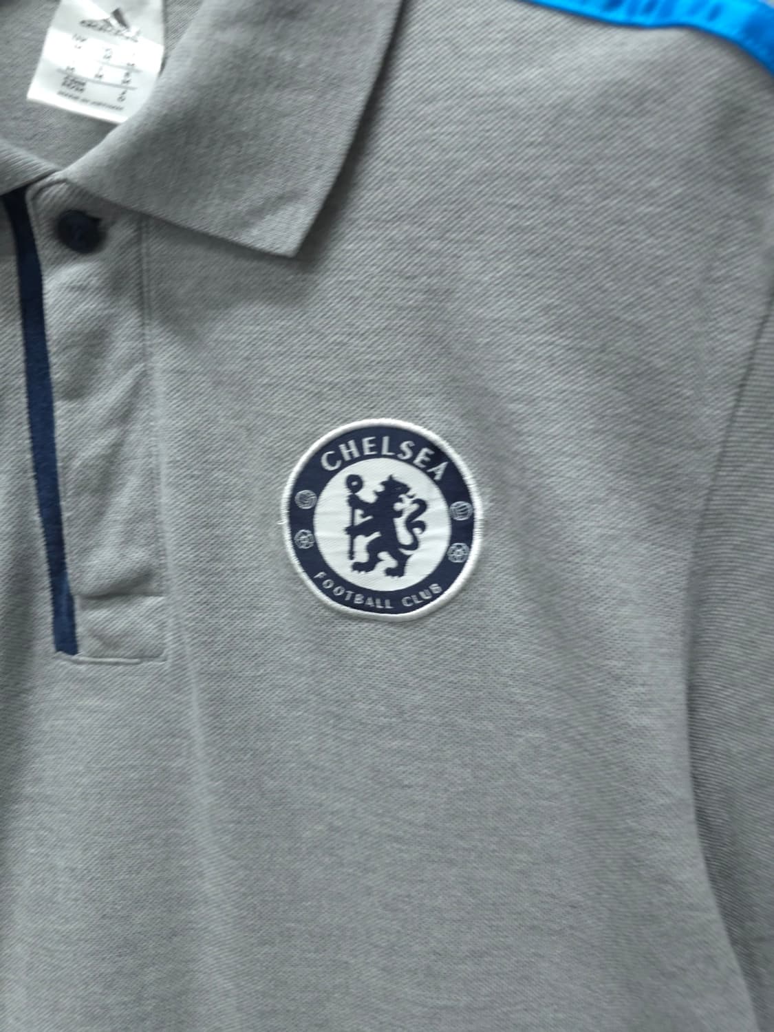 아디다스 첼시 FC 삼선 로고 반팔 카라티 (100) 상품이미지3