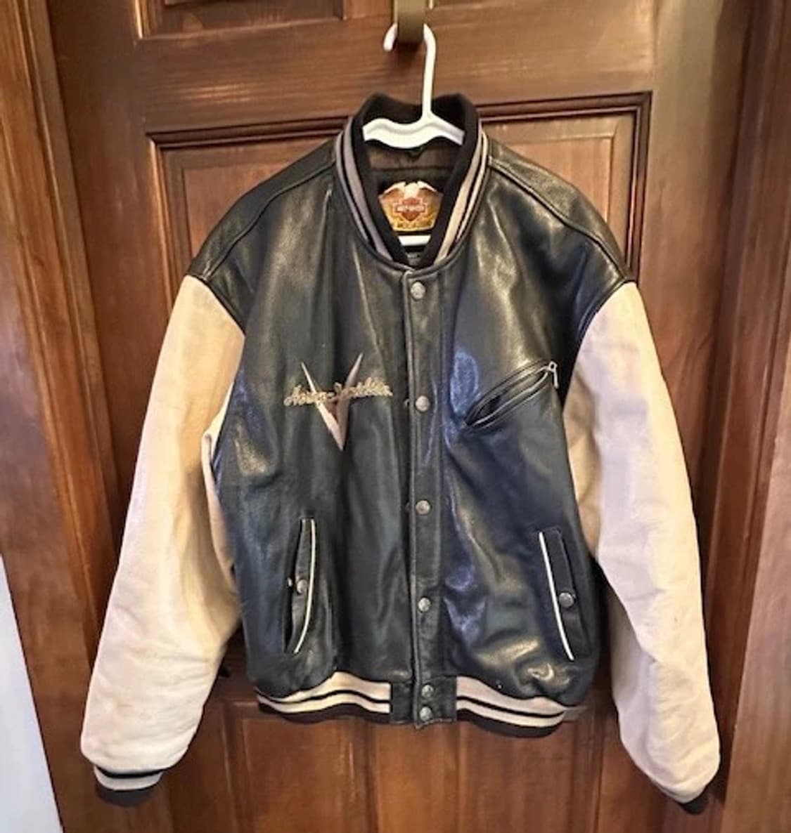 00s 할리데이비슨 레더 봄버 자켓 풀그레인 레더 자켓 상품이미지2